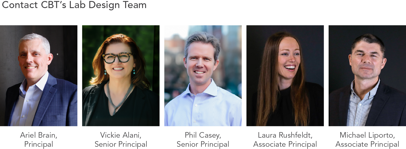 CBT's lab design team