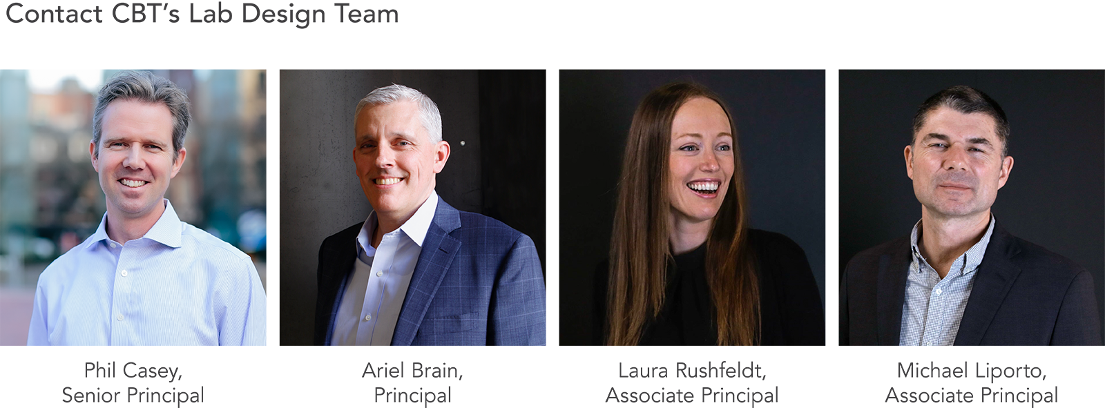 CBT's lab design team